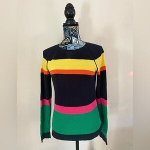 Ralph Lauren Multi color Cotton knitted Spring Sweater size M ‼️FREE SHIPPING‼️